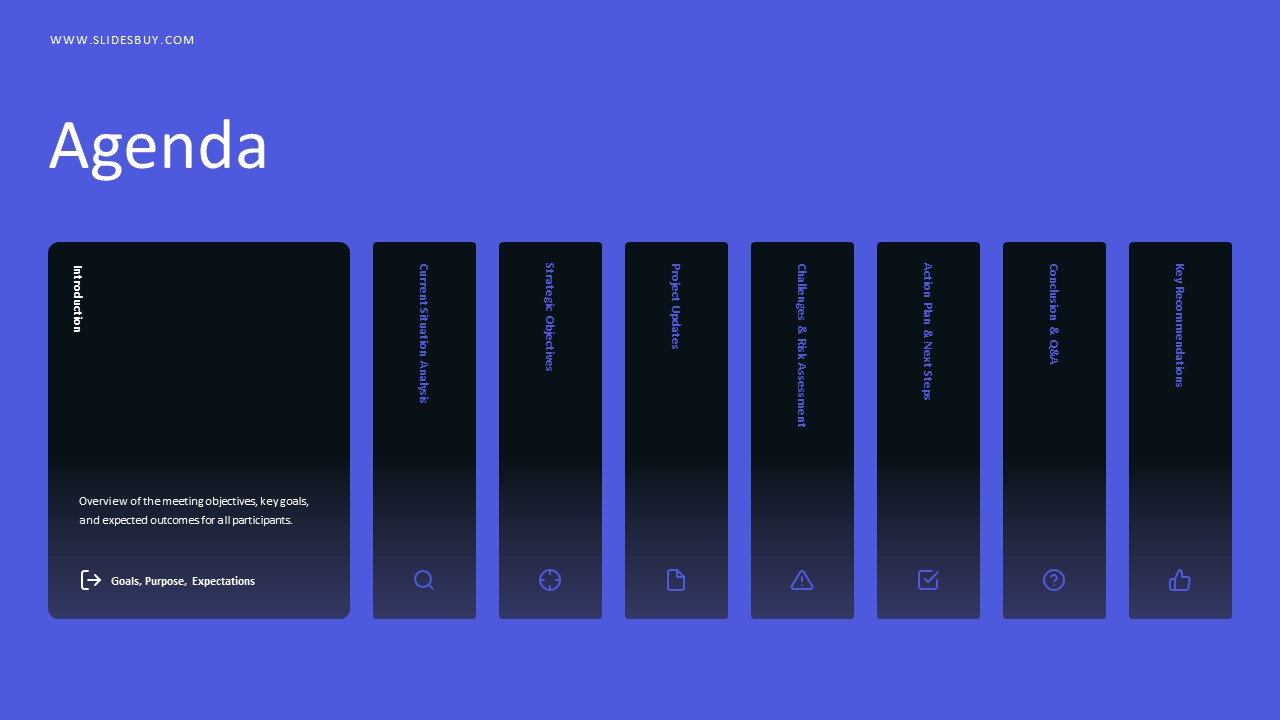 Animated Agenda PowerPoint Template